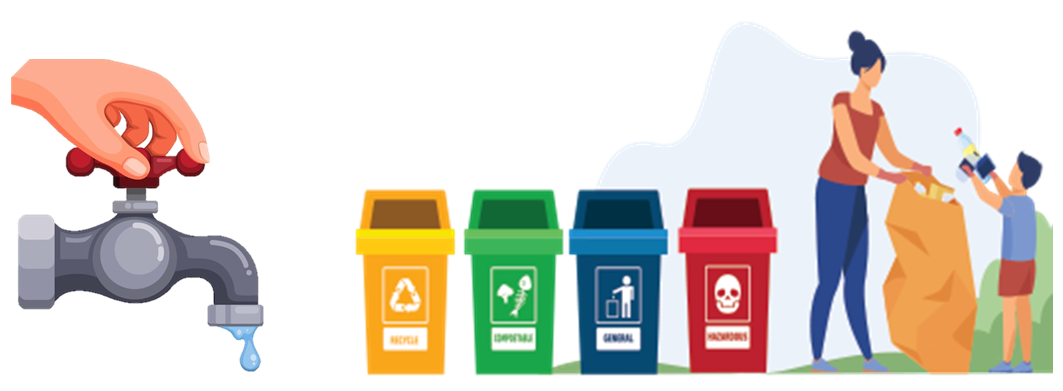 Install low-flow controller in the water tap.